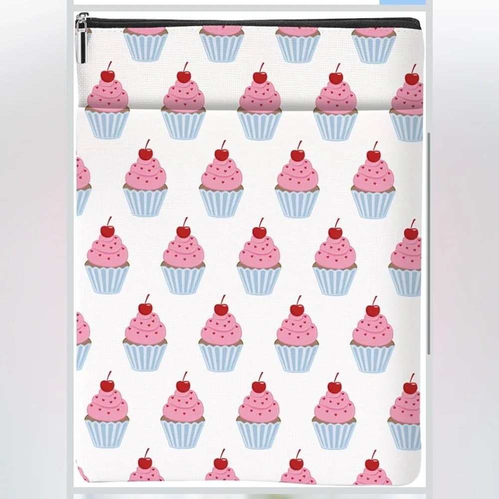 Cupcake Pattern Tablet/Book Sleeve